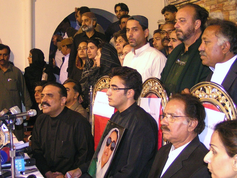 After the Shahdat of Mohtarma Benazir Bhutto Shaheed